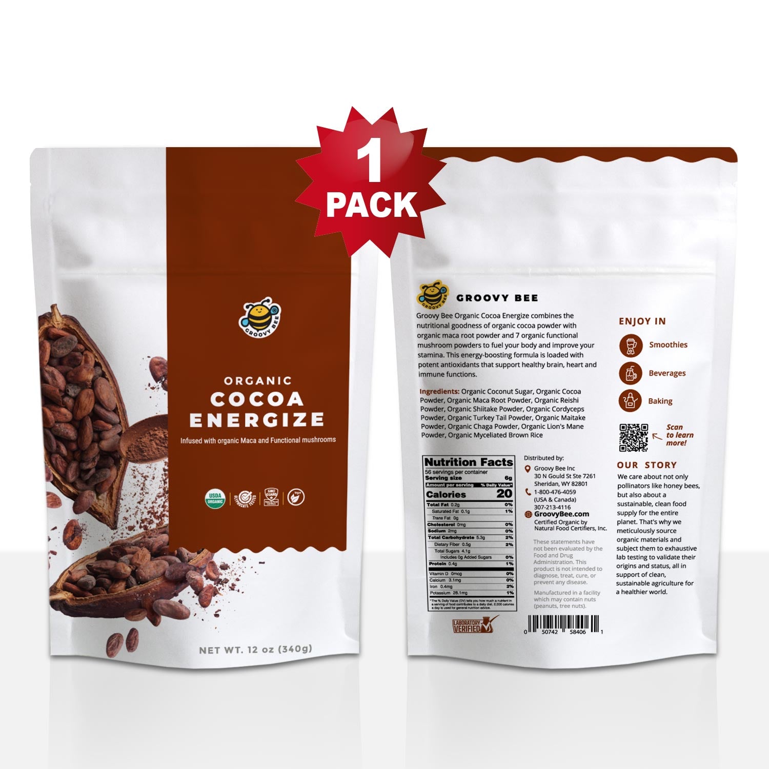 Alce Nero Organic Cocoa Powder 75g