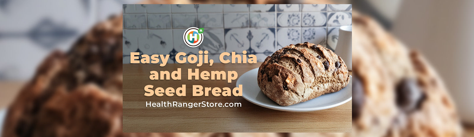 Easy Goji, Chia and Hemp Seed Bread