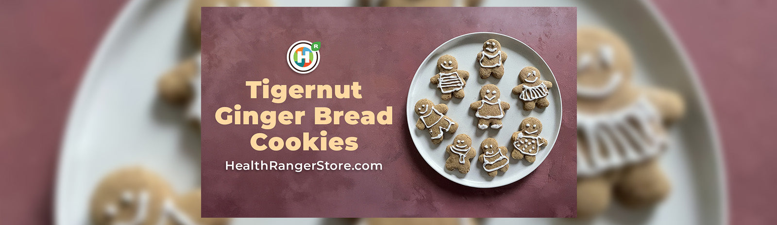 Tigernut Ginger Bread Cookies