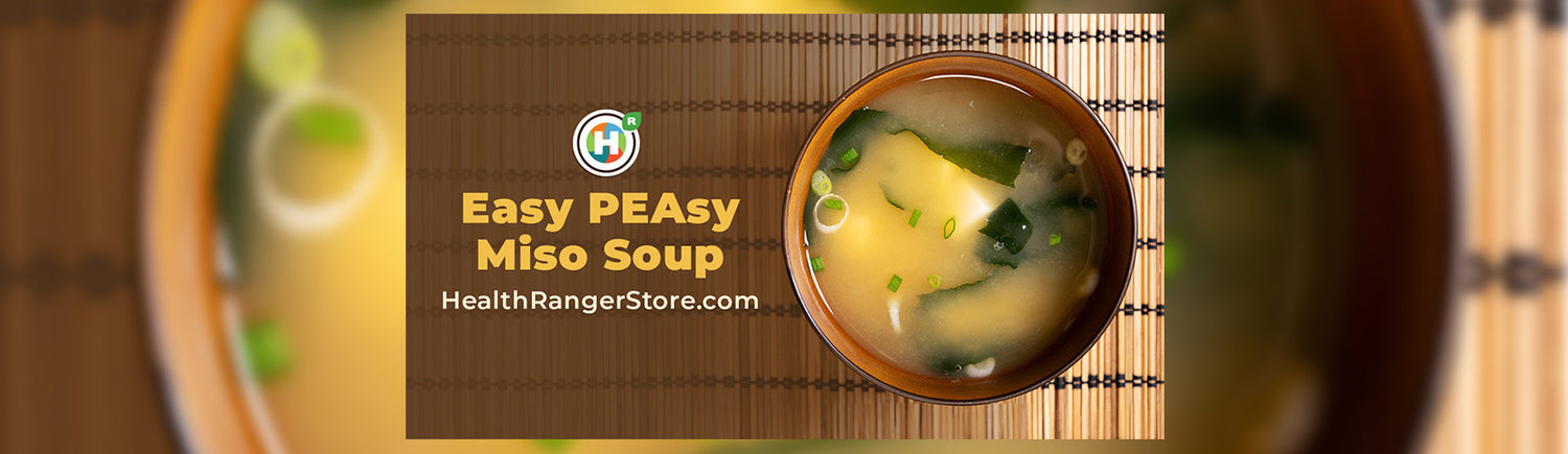 Easy PEAsy Miso Soup