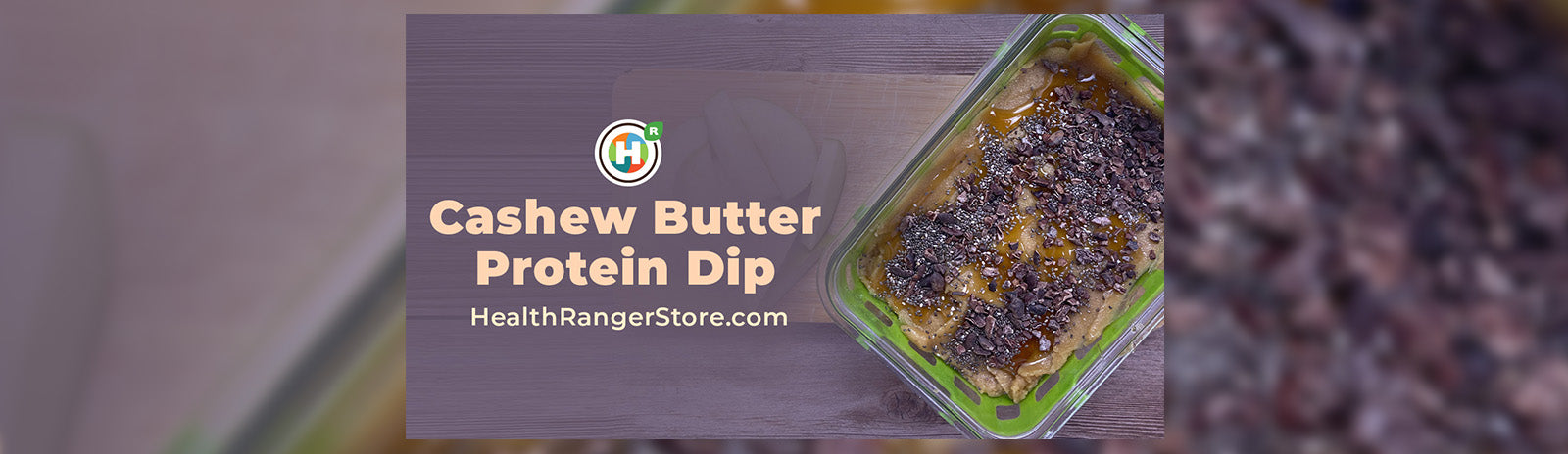 Cashew Butter Protein Dip