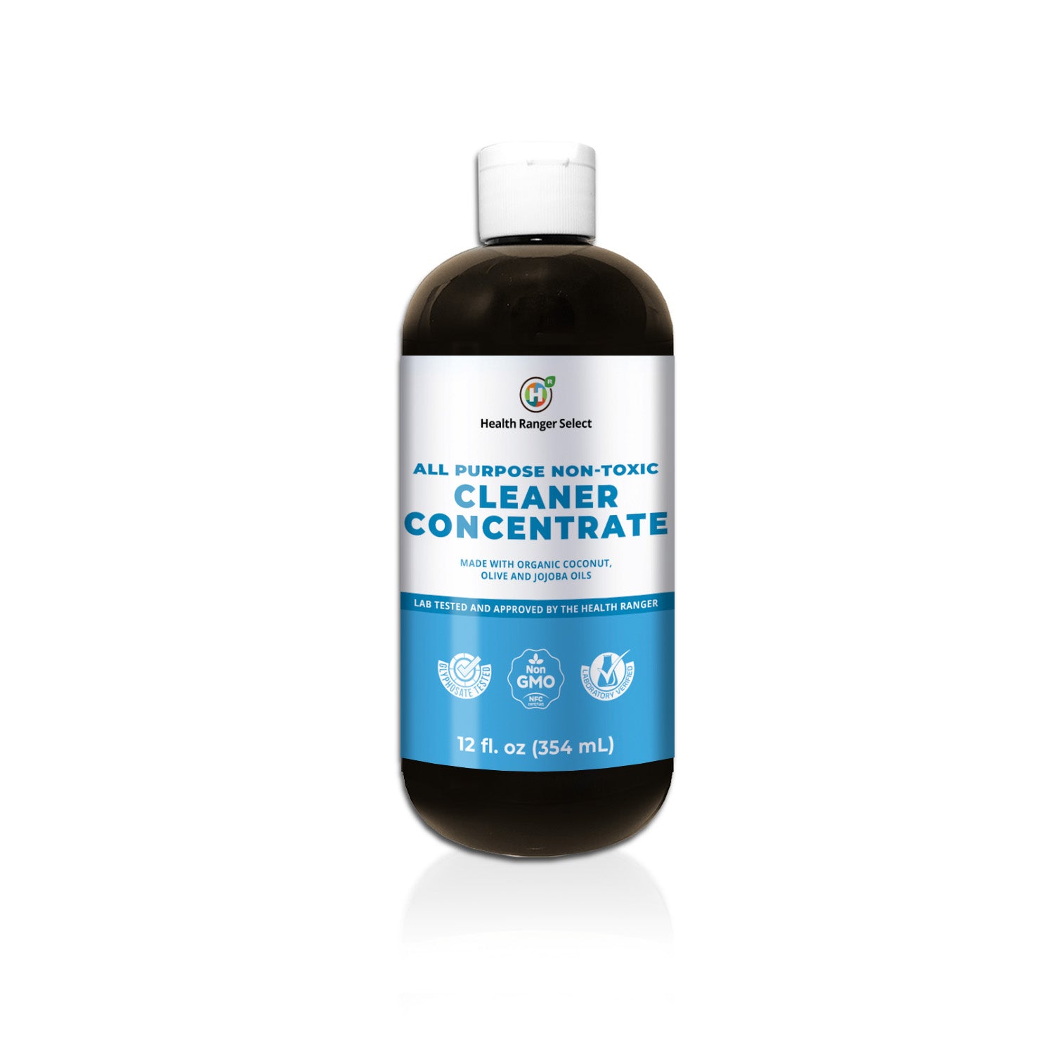 All Purpose Non-Toxic Cleaner Concentrate 12oz (354ml) (Made with Organic Coconut, Olive and Jojoba Oils)