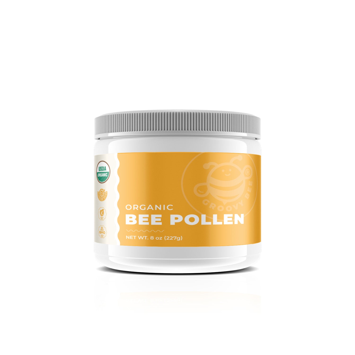 Organic Bee Pollen - Groovy Bee® 8oz (227g) (6-Pack)