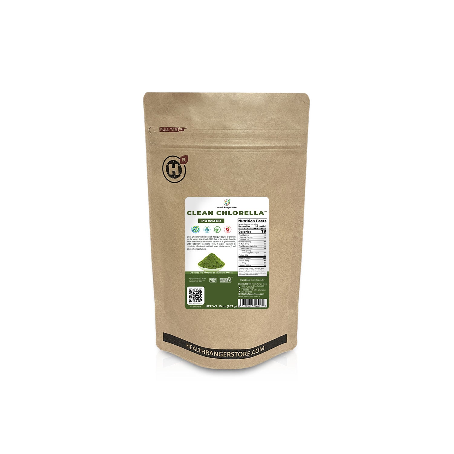 Clean Chlorella Powder 10 oz (283g)