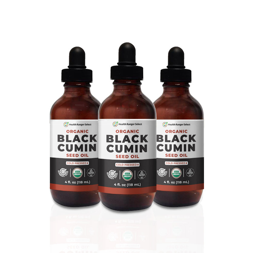 Organic Black Cumin Seed Oil 4oz (118 ml) (3-Pack)