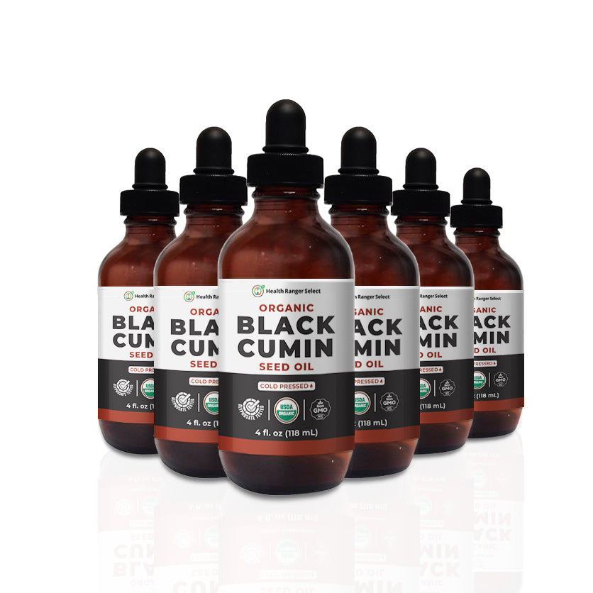 Organic Black Cumin Seed Oil 4oz (118 ml) (6-Pack)