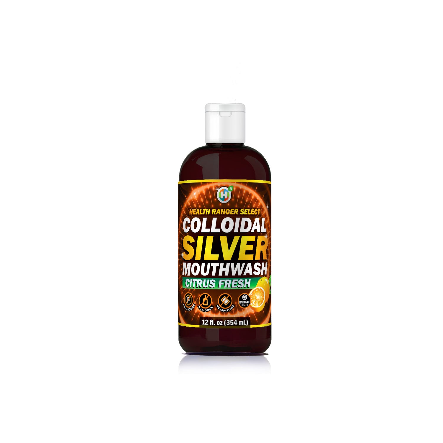 Colloidal Silver Citrus Fresh Mouthwash 12oz (354ml) (6-Pack)