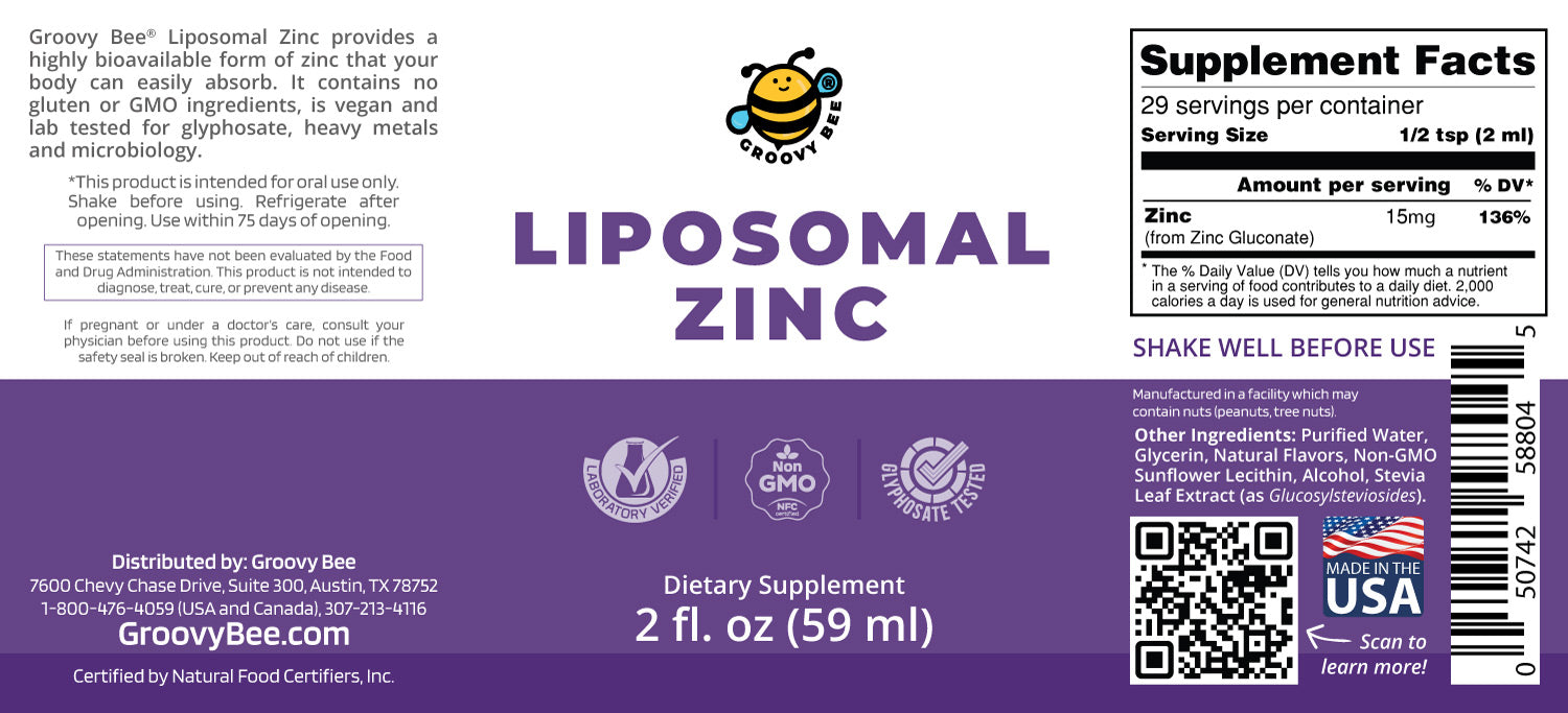 Liposomal Zinc 2 fl. oz (59ml) (3-Pack)