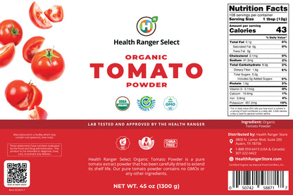 Organic Tomato Powder 45oz (1300g) 