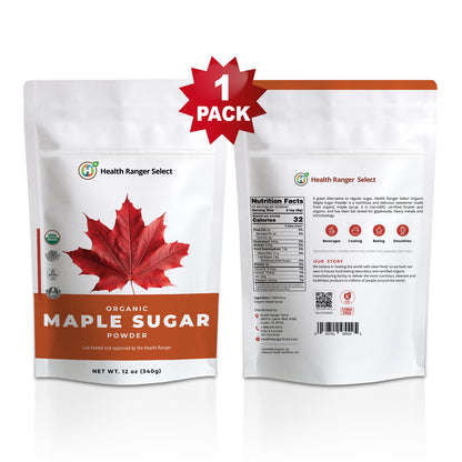 Organic Maple Sugar Powder 12oz (340g)