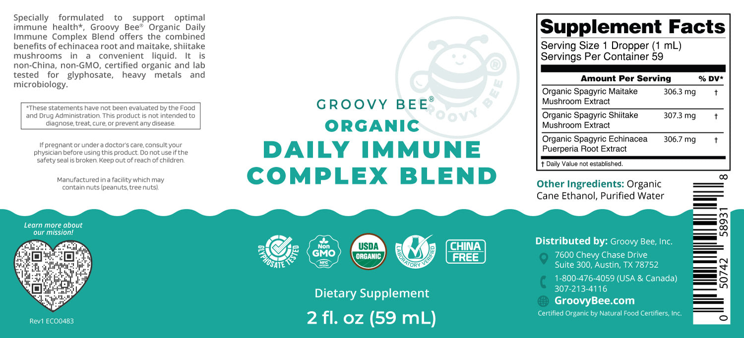 Organic Daily Immune Complex Blend 2 fl. oz (59 ml)