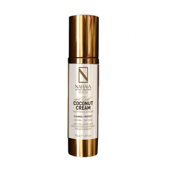 24CT GOLD COCONUT CREAM PURIFYING CLEANSER