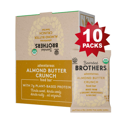 Regenerative Organic Certified® Almond Butter Crunch Bars (10-Pack)