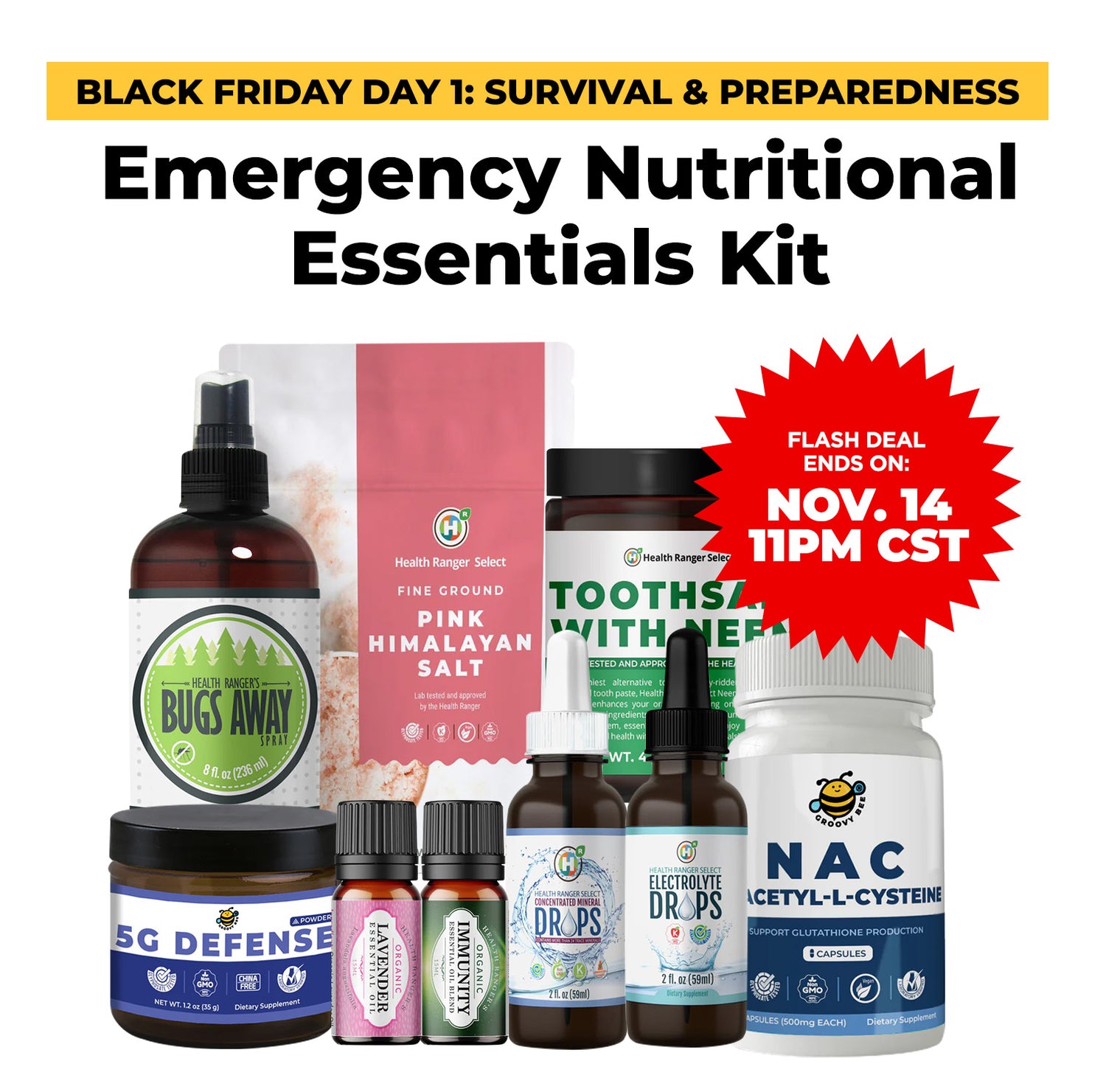 BF Limited Edition: Emergency Nutritional Essentials Kit