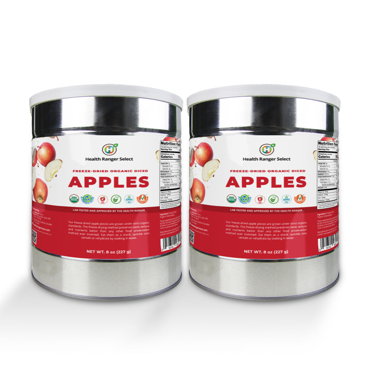 Organic Freeze-Dried Apples