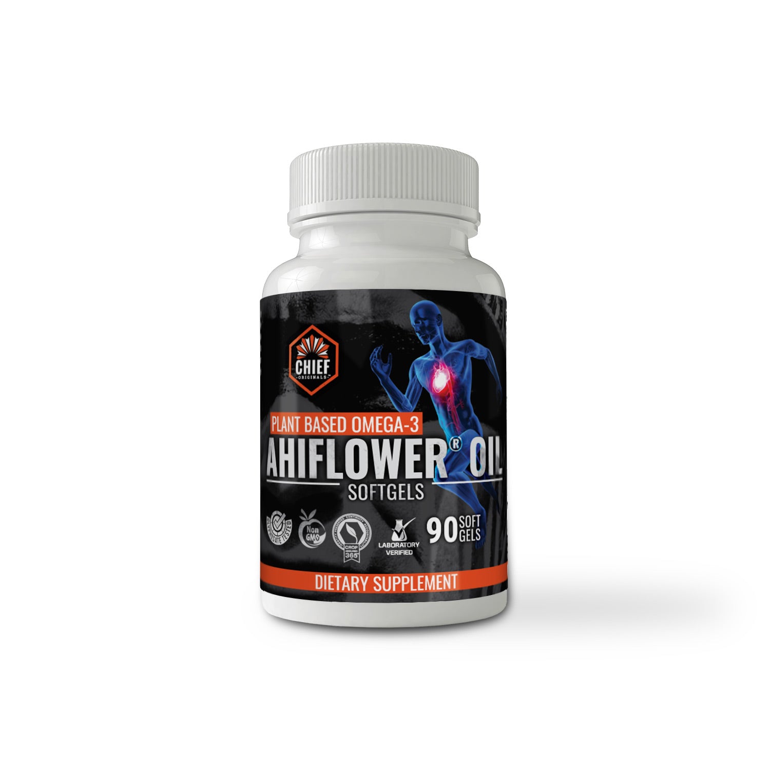 Ahiflower Oil 90 Softgels (3-Pack) - Plant-Based Omega 3-6-9