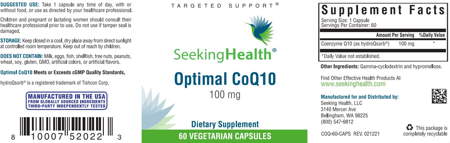 Optimal CoQ10 100mg 60 Capsules